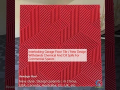 इंटरलॉकिंग गैरेज फ्लोर टाइल / नए डिजाइन वाणिज्यिक स्थानों के लिए रासायनिक और तेल रिसाव का सामना करता है