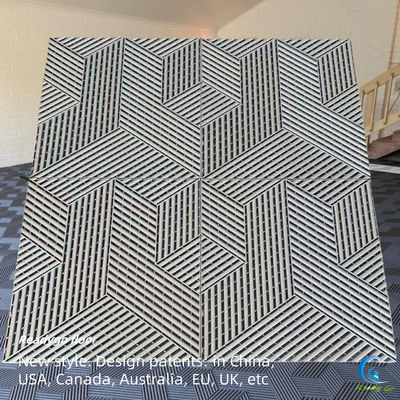 रिब्ड सतह के साथ 18 मिमी इंटरलॉकिंग इपॉक्सी गेराज फर्श