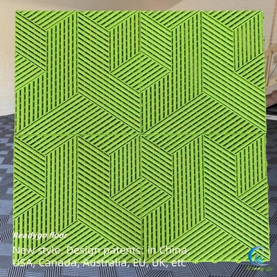 इनडोर प्लास्टिक फर्श टाइलें गेराज 40x40cm गेराज फर्श प्लास्टिक टाइलें