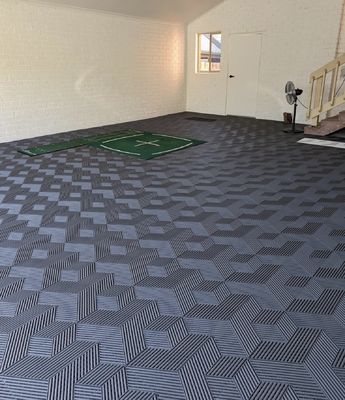 गैरेज फर्श टाइलिंग टाइलें तेल और रासायनिक प्रतिरोधी