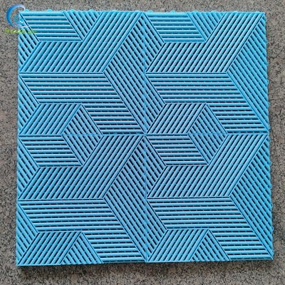 उच्च स्थायित्व गैराज फर्श टाइल नई शीर्ष पीपी कच्चा माल क्लिक स्थापना